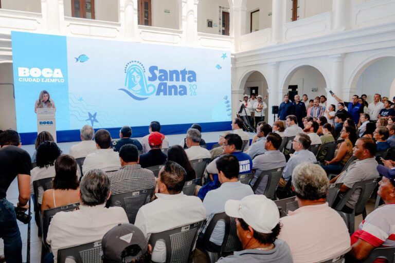 Alcaldesa Maryjose Gamboa presentó el programa y elenco artístico para las Fiestas de Santa Ana 2026