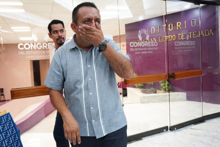“Probaré mi inocencia” afirmó alcalde de Ixhuatlán del Sureste, Raúl González/Foto: Yerania Rolón