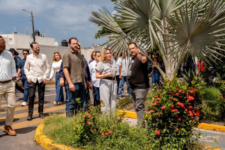 Maryjose Gamboa Torales inauguró y entregó la primera etapa de la rehabilitación de la calle Río Nilo