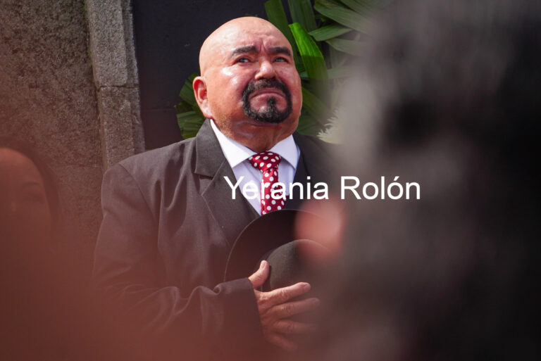 Roberto Ramos Alor, a punto del llanto/Foto de Yerania Rolón