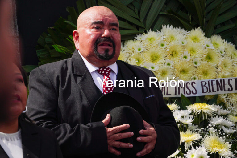 Roberto Ramos Alor, a punto del llanto/Foto de Yerania Rolón