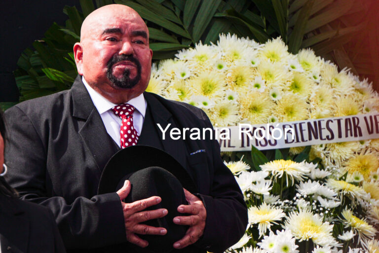 Roberto Ramos Alor, a punto del llanto/Foto de Yerania Rolón