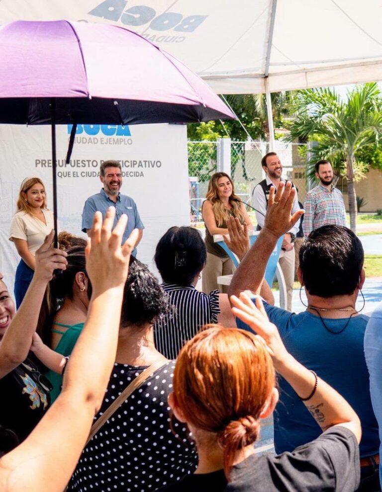 Alcaldesa Maryjose Gamboa llevó el Programa Presupuesto Participativo se llevó a cabo en la colonia Casas TAMSA