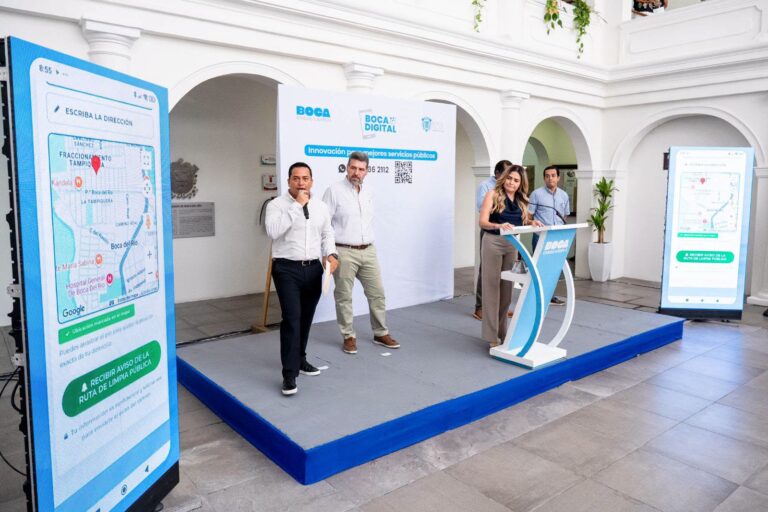 Maryjose Gamboa Torales presentó un nuevo servicio de Boca Digital para el servicio de recolección de basura