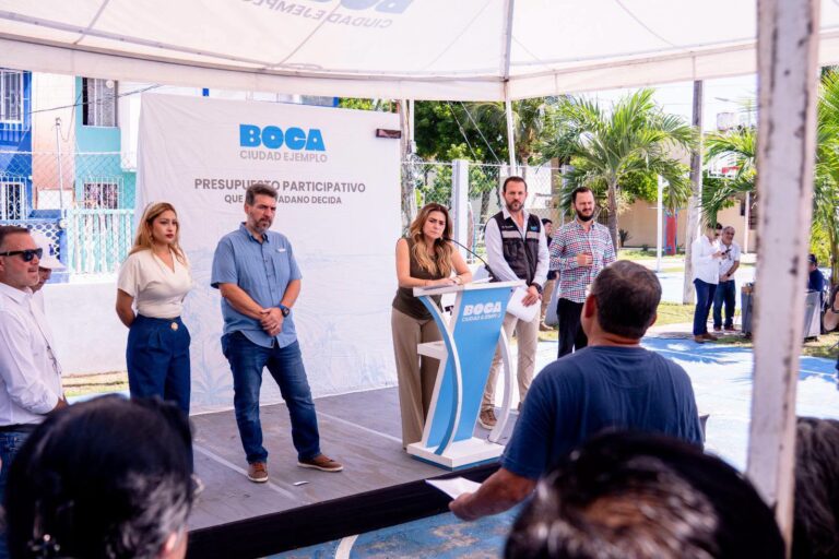 Alcaldesa Maryjose Gamboa llevó el Programa Presupuesto Participativo se llevó a cabo en la colonia Casas TAMSA